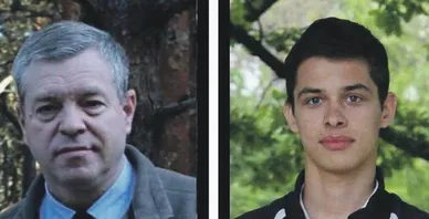 Martyred: father and son butchered